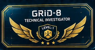 GRID-8 Level 1 技術調查員徽章